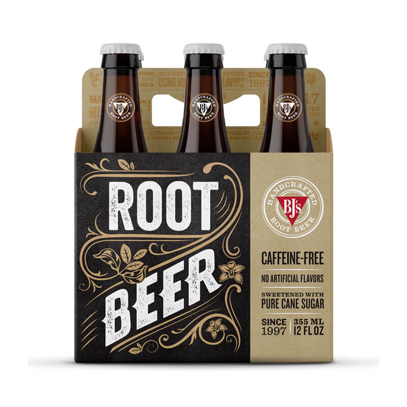 BJ's Handcrafted Root Beer 6 Pack Menu BJ's Restaurants and Brewhouse